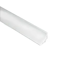 Лайстна Genesis за плочки алуминиева вътрешен ъгъл 2.5 м, 15 мм, светло сребро, EWA