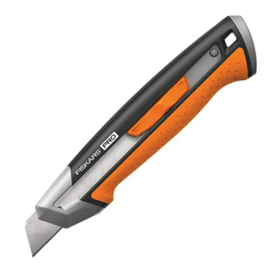 Нож Fiskars макетен метален 165х41 мм, CarbonMax