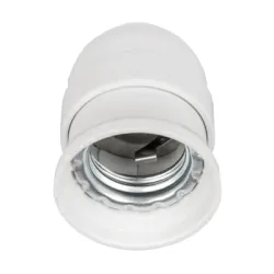 Фасунга Naiden Kirov висяща за стандартна лампа бакелитова E27, бяла Фасунга Naiden Kirov висяща за стандартна лампа бакелитова E27, бяла