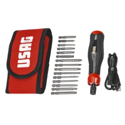 Отвертка Usag акумулаторна с 1 батерия без зарядно, 3.6 V, 2 Ah, 1/4, 0.9 Nm, 324 XP/B16 Отвертка Usag акумулаторна с 1 батерия без зарядно, 3.6 V, 2 Ah, 1/4, 0.9 Nm, 324 XP/B16