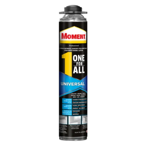 Полиуретанова пяна Henkel пистолетна монтажна  750 мл, Moment One For All