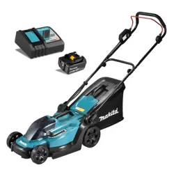Коса Makita акумулаторна колесна с 1 батерия и зарядно, 18 V, 4 Ah, 330 мм, DLM330SM Коса Makita акумулаторна колесна с 1 батерия и зарядно, 18 V, 4 Ah, 330 мм, DLM330SM