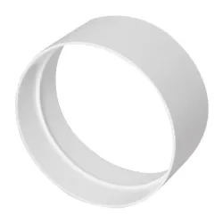 Съединител Haco PVC кръгъл за въздуховод ф 154 мм, бял, CVO Съединител Haco PVC кръгъл за въздуховод ф 154 мм, бял, CVO