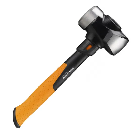 Чук Fiskars каменарски с ергономична дръжка 1.63 кг, 119х53х283 мм