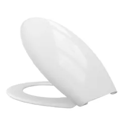 Дъска Hamberger за тоалетна чиния  бяла, Bermuda