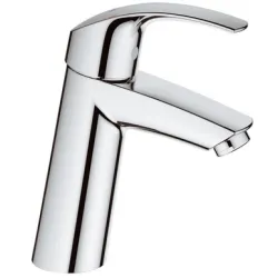 Смесител Grohe за умивалник в баня с керамична глава  стоящ, едноръкохватков, 2x3/8, Eurosmart