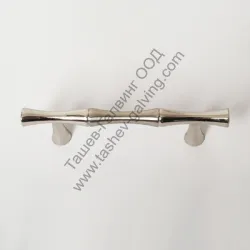 Дръжка за мебели от цинкова сплав  64 мм, сребро, 6006