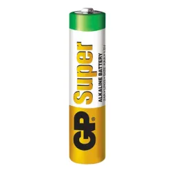 Батерия GP кръгла алкална 1.5 V, AAA/LR03, Super Alkaline GP 24A Батерия GP кръгла алкална 1.5 V, AAA/LR03, Super Alkaline GP 24A