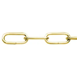 Верига Vormann декоративна стоманена с месингово покритие звено ф 2х16х10 мм, 7 кг Верига Vormann декоративна стоманена с месингово покритие звено ф 2х16х10 мм, 7 кг