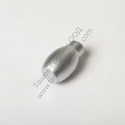 Дръжка OZK мебелна от метал ф 15х25 мм, хром мат, MERMI DUGME