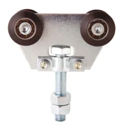 Количка Estebro® за плъзгащи се врати за горно водене ф 34х27 мм, с 4 бр, пластмасови ролки, 27 мм, U-40 Количка Estebro® за плъзгащи се врати за горно водене ф 34х27 мм, с 4 бр, пластмасови ролки, 27 мм, U-40