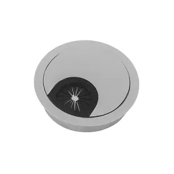 Капачка Amig за отвори за кабели  ф 60х20 мм, хром мат, 140