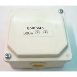 Кутия BG разклонителна PVC за открит монтаж, противовлажна 85x85x45 мм, бяла, 44 IP