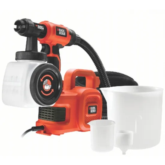 Пистолет Black & Decker за боядисване електрически 450 W, 1.2 л, HVLP400