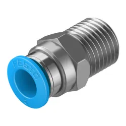 Съединител Festo пневматичен шлаух - резба 1/4, шлаух 8 мм, QS-1/4-8 Съединител Festo пневматичен шлаух - резба 1/4, шлаух 8 мм, QS-1/4-8