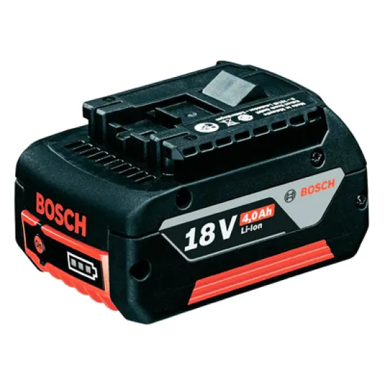 Батерия Bosch акумулаторна Li-Ion за електроинструменти  18 V, 4 Ah, GBA 18 V M-C