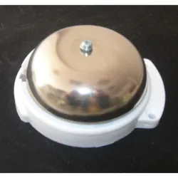 Звънец електромеханичен с 1 мелодия 8-12 V, 70 dB(A), месинг