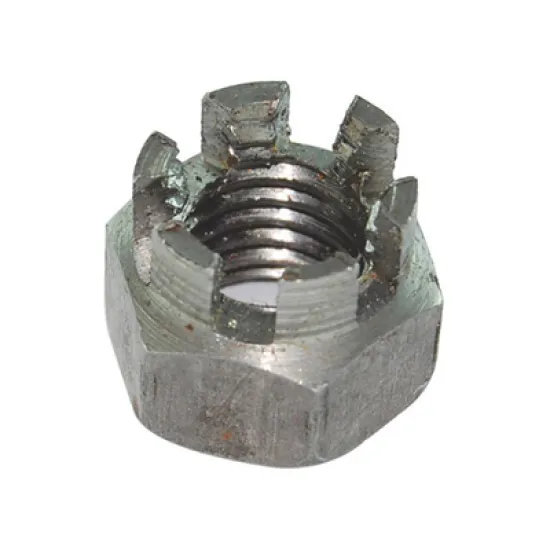 Гайка K&J Fastener коронна черна M24x27 мм, 3 мм, 8.0, DIN 935