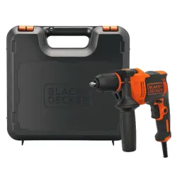 Бормашина Black & Decker ударна с плавно регулиране 550 W, 1.5-13 мм, BEH550K Бормашина Black & Decker ударна с плавно регулиране 550 W, 1.5-13 мм, BEH550K