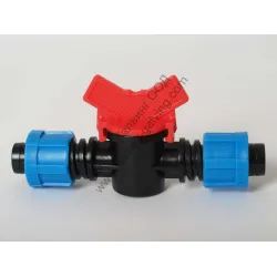 Кран за маркуч лентов за капково напояване 17 мм, маркуч <> маркуч Кран за маркуч лентов за капково напояване 17 мм, маркуч <> маркуч