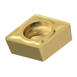 Пластина Fervi за стругарски нож твърдосплавна за престъргване упорен, R 0.4 мм, 6.35х2.38 мм, 80 °, CCMT