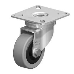 Колело Blickle мебелно завиващо с планка стоманено с каучуков бандаж 50 мм, 40 кг, LPA-VPA 50G Колело Blickle мебелно завиващо с планка стоманено с каучуков бандаж 50 мм, 40 кг, LPA-VPA 50G