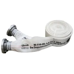 Шланг Korus пожарен с щорц съединител  ф 110 мм, 12 bar, 20 м, W-110-20-LA