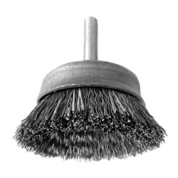 Четка Chiko за бормашина чашковидна, от стоманена тел, ф 75х28 мм Четка Chiko за бормашина чашковидна, от стоманена тел, ф 75х28 мм