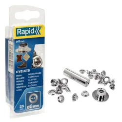 Капси Rapid с инструмент за набиване 25 бр., 8 мм Капси Rapid с инструмент за набиване 25 бр., 8 мм