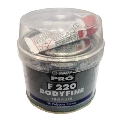 Кит Body полиестерен за автомобили 0.25 кг, бял, F220 Bodyfine Кит Body полиестерен за автомобили 0.25 кг, бял, F220 Bodyfine