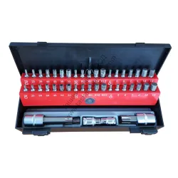 Гедоре Force комплект вложки с накрайници  44 бр., 1/2 - 3/8