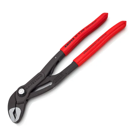 Клещи Knipex водопроводни с бутон за регулиране и изолация 250 мм, 2 , 50 мм, Cobra matic