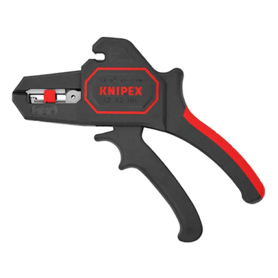 Клещи Knipex електротехнически за сваляне на изолация саморегулиращи се 150 мм, 0.2-6 мм2, 12 62 180