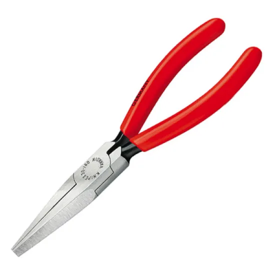 Клещи Knipex плоскоусти прави, с изолация 160 мм, 30 11 160