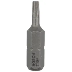 Накрайник бит Bosch TX Torx 3 бр., TX 10, 1/4, 25 мм, Extra Hard Накрайник бит Bosch TX Torx 3 бр., TX 10, 1/4, 25 мм, Extra Hard