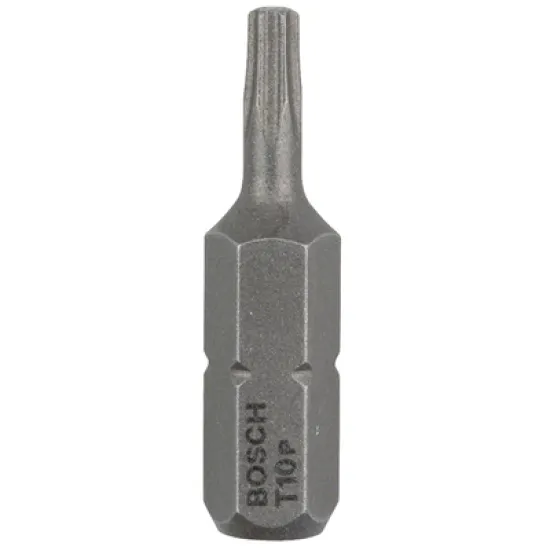 Накрайник бит Bosch TX Torx  3 бр., TX 10, 1/4, 25 мм, Extra Hard