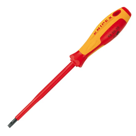 Отвертка Knipex SB прав шлиц 1000V VDE SB 0.4х2.5х75 мм, 98 20 25