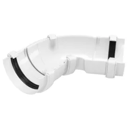 Ъгъл Devorex за улук  120 мм, 60°-160 °, бял, PVC, Classic 120 Ъгъл Devorex за улук  120 мм, 60°-160 °, бял, PVC, Classic 120