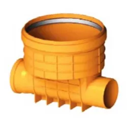 Основа Pestan за отводнителна шахта PVC с 1 вход и 1 изход ф 400x200 мм