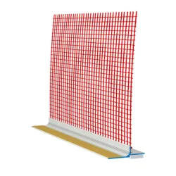 Профил Baumit за шпакловка ъглов PVC с мрежа, за прозорци 125х125 мм, 2.4 м, Profile Standard