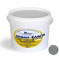 Мембрана Isomax хидроизолационна за покриви и тераси битумна 5 кг, сива, Elasta