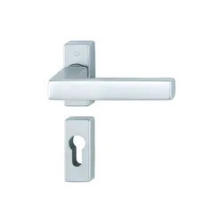 Дръжка Hoppe за секретна брава с розетка сребро, 62-72 мм, Toulon Дръжка Hoppe за секретна брава с розетка сребро, 62-72 мм, Toulon