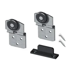 Ролка Saheco за плъзгащи се врати с планка комплект 55х33х1.8 мм, завинтване, 2 бр., SF-30