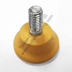 Стъпка Mesan мебелна с винт регулируема ф 30х12x8 мм, бежова