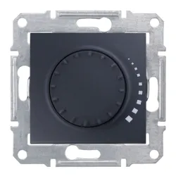 Ключ Schneider Electric електрически интериорен димиращ скрит монтаж, 10 A, 60 - 500 W, графит, Sedna Ключ Schneider Electric електрически интериорен димиращ скрит монтаж, 10 A, 60 - 500 W, графит, Sedna