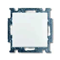 Ключ ABB електрически интериорен скрит монтаж, единичен скрит монтаж, сх. 1, 10 A, бял, 2006/1 UC-94-507