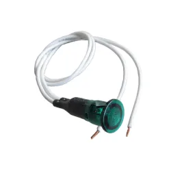 Лампа Delta-Elis сигнална с изводи за готварска печка зелена Лампа Delta-Elis сигнална с изводи за готварска печка зелена