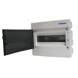 Табло Schrack Technik апартаментно за скрит монтаж 12 модула, 232x283x106 мм, бяло/опушена врата Табло Schrack Technik апартаментно за скрит монтаж 12 модула, 232x283x106 мм, бяло/опушена врата