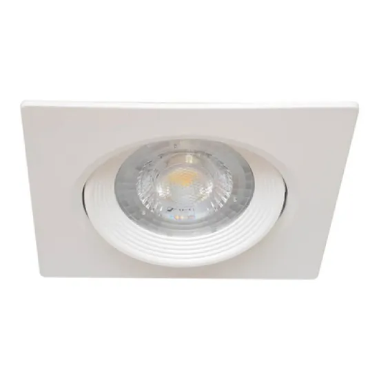 LED луничка Vivalux за вграждане с насочване 5 W, 230 V, 3000 K, 350 lm, 90 мм, бяла, HORN LED 5W WW