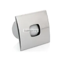 Вентилатор Cata за стенен монтаж квадратен 15 W, 100 м3/ч, 170х170 мм, ф 98 мм, сив, SILENTIS INOX 10